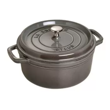 STAUB 1103018 Staub 9-qt Round Dutch Oven - Graphite Grey