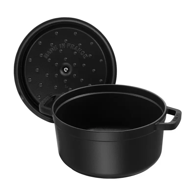 STAUB 1103425 Staub 13.25-qt Round Dutch Oven - Black