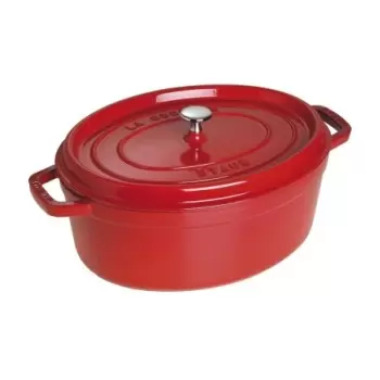 STAUB 1103306 Staub 7-qt Oval Dutch Oven - Cherry