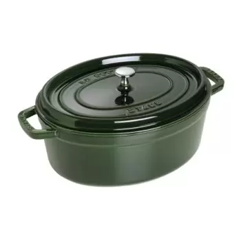 STAUB 1103385 Staub 7-qt Oval Dutch Oven - Basil