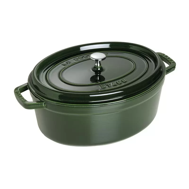 STAUB 1103385 Staub 7-qt Oval Dutch Oven - Basil