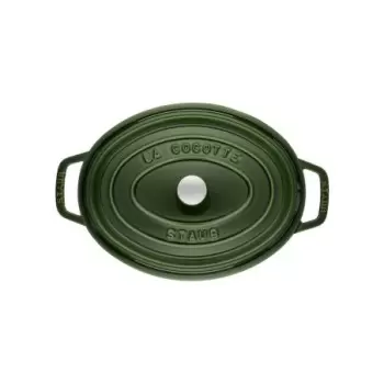 STAUB 1103385 Staub 7-qt Oval Dutch Oven - Basil