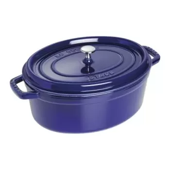 STAUB 1103391 Staub 7-qt Oval Dutch Oven - Dark Blue