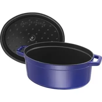 STAUB 1103391 Staub 7-qt Oval Dutch Oven - Dark Blue