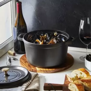 STAUB 12502423 Staub 5.00-qt Tall Dutch Oven - Black