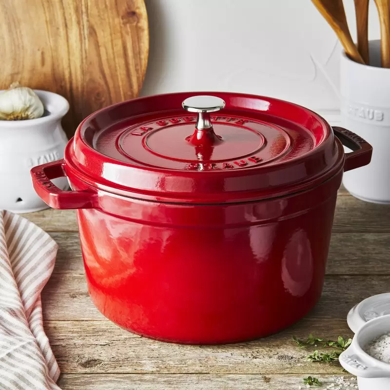 STAUB 12502406 Staub 5.00-qt Tall Dutch Oven - Cherry