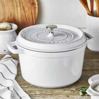 STAUB 12502402 Staub 5.00-qt Tall Dutch Oven - White