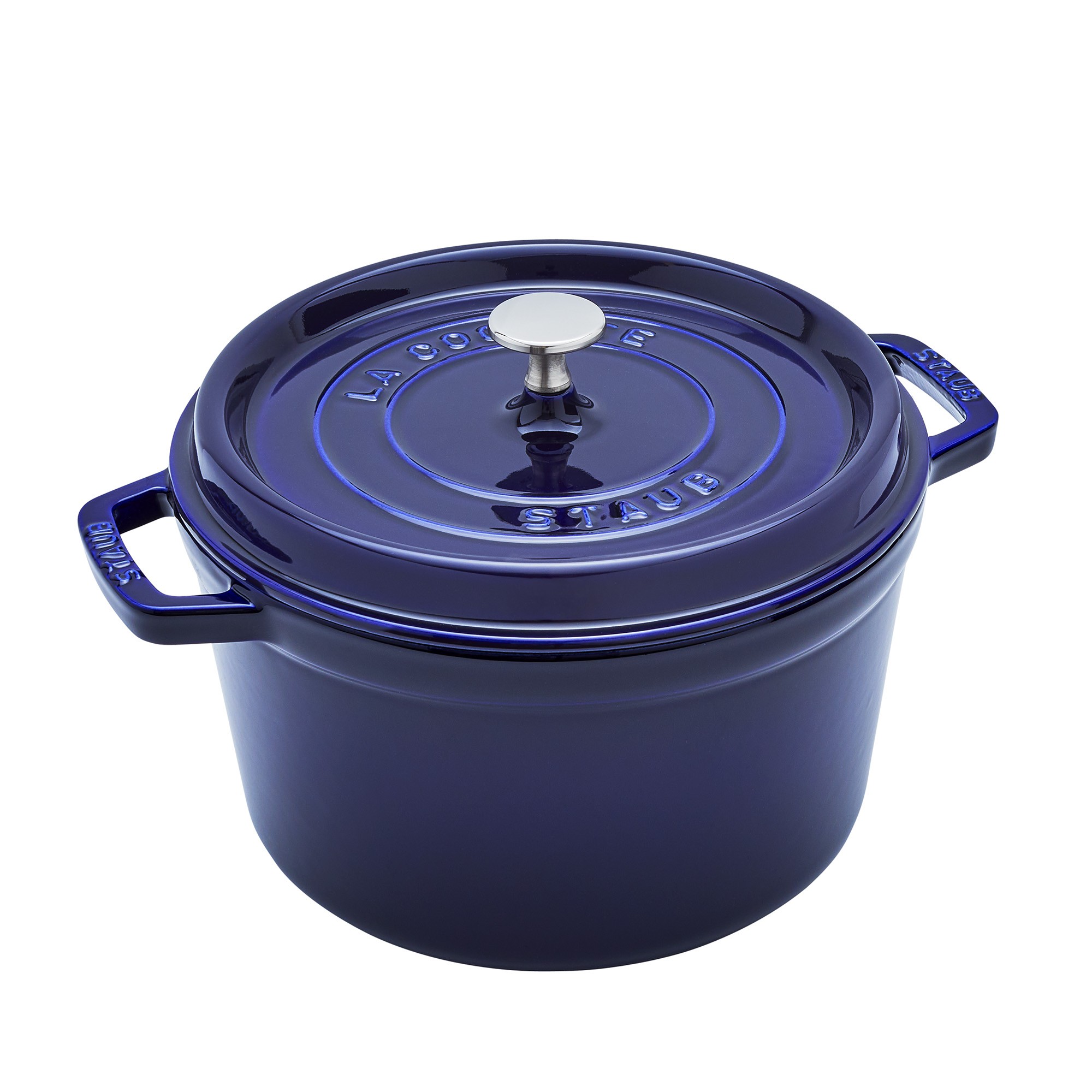 STAUB 12502491 Staub 5.00-qt Tall Dutch Oven - Dark Blue STAUB 12502491 Staub 5.00-qt Tall Dutch Oven - Dark Blue