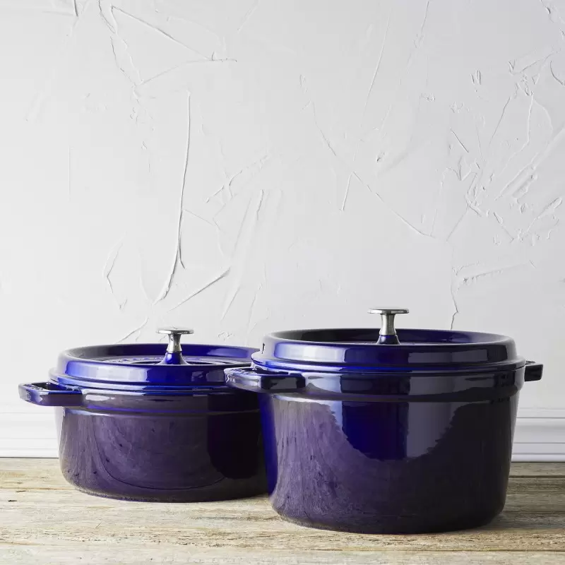 STAUB 12502491 Staub 5.00-qt Tall Dutch Oven - Dark Blue