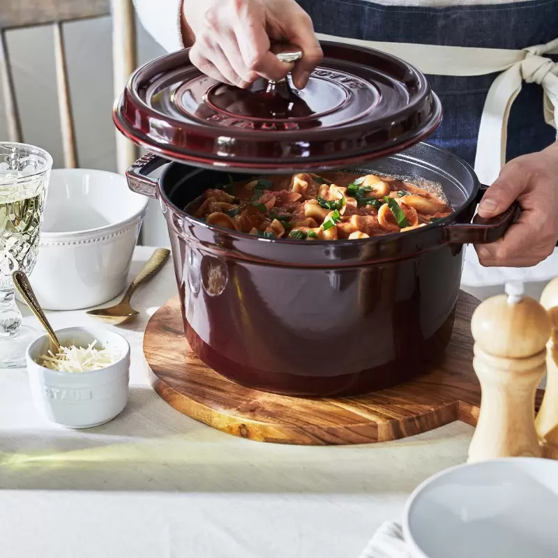 STAUB 12502487 Staub 5.00-qt Tall Dutch Oven - Grenadine