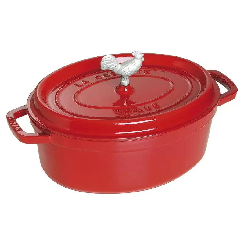 STAUB 1123106 Staub 5.75-qt Coq au Vin Dutch Oven - Cherry