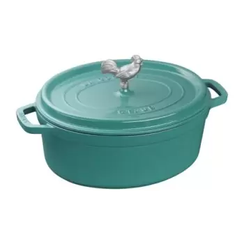 STAUB 11231105 Staub 5.75-qt Coq au Vin Dutch Oven - Turquoise