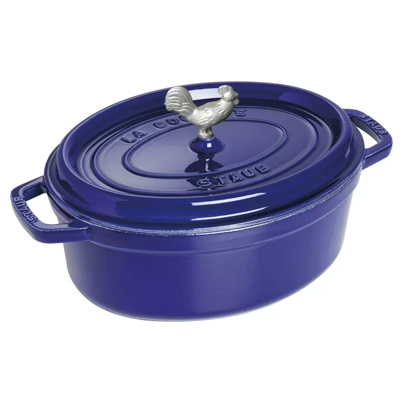 STAUB 1123191 Staub 5.75-qt Coq au Vin Dutch Oven - Dark Blue