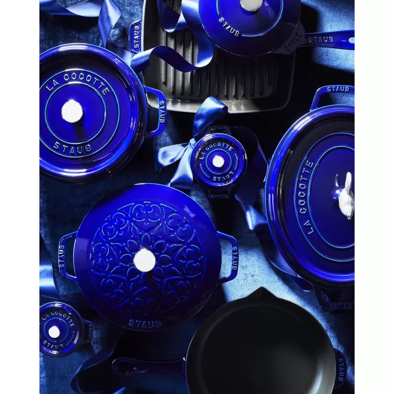 STAUB 1123191 Staub 5.75-qt Coq au Vin Dutch Oven - Dark Blue
