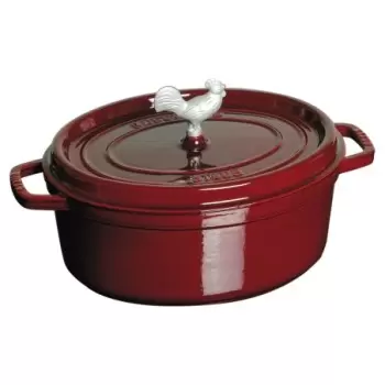 STAUB 1123187 Staub 5.75-qt Coq au Vin Dutch Oven - Grenadine