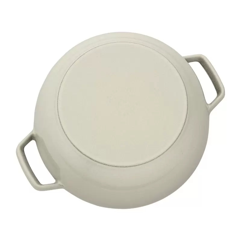 STAUB 117324107 Staub 3.75-qt Essential French Oven - White Truffle STAUB 117324107 Staub 3.75-qt Essential French Oven - White Truffle