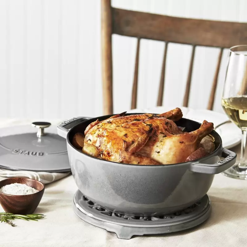 STAUB 11732418 Staub 3.75-qt Essential French Oven - Graphite Grey