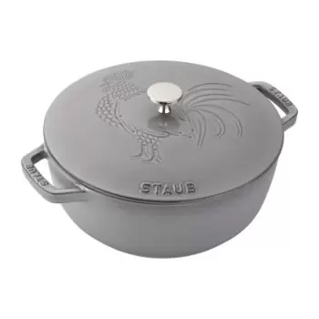 STAUB 11752418 Staub 3.75-qt Essential French Oven Rooster Lid - Gr...