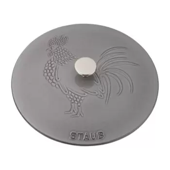 STAUB 11752418 Staub 3.75-qt Essential French Oven Rooster Lid - Gr...