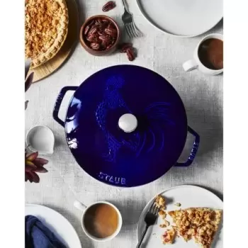 STAUB 11752491 Staub 3.75-qt Essential French Oven Rooster Lid - Da...