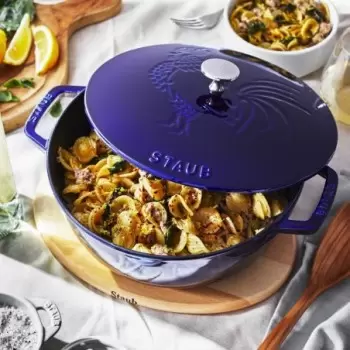 STAUB 11752491 Staub 3.75-qt Essential French Oven Rooster Lid - Da...