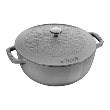 STAUB 11212418 Staub 3.75-qt Essential French Oven Lilly Lid - Grap...