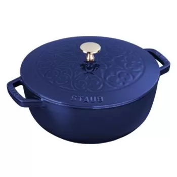 STAUB 11212491 Staub 3.75-qt Essential French Oven Lilly Lid - Dark...