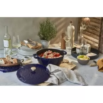 STAUB 11212491 Staub 3.75-qt Essential French Oven Lilly Lid - Dark...