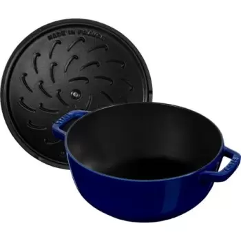 STAUB 11212491 Staub 3.75-qt Essential French Oven Lilly Lid - Dark...