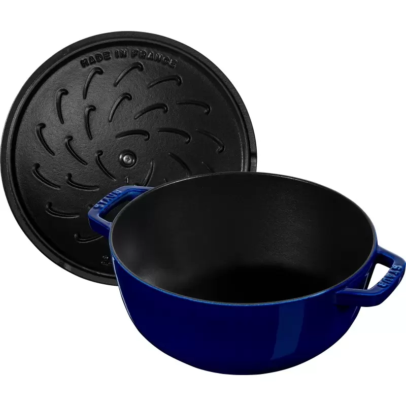 STAUB 11212491 Staub 3.75-qt Essential French Oven Lilly Lid - Dark...