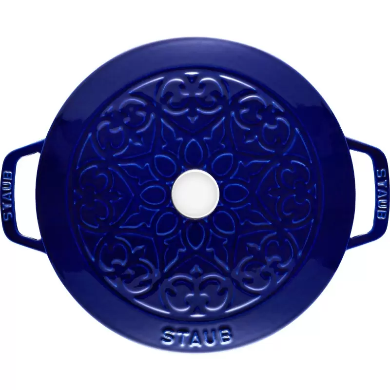 STAUB 11212491 Staub 3.75-qt Essential French Oven Lilly Lid - Dark...