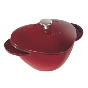 STAUB 1100006 Staub 1.75-qt Heart Dutch Oven - Cherry
