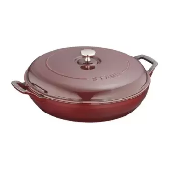 STAUB 13003087 Staub 3.5-qt Braiser - Grenadine