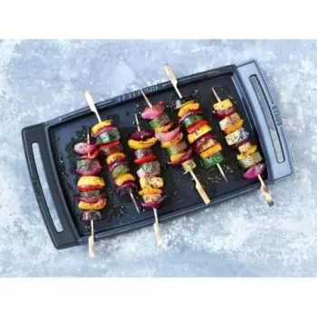 STAUB 12033801 Staub 18.5 X 9.8" Double Burner Griddle / Plancha - ...