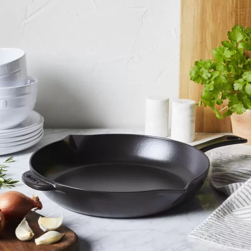 STAUB 1222625 Staub 10" Fry Pan - Black