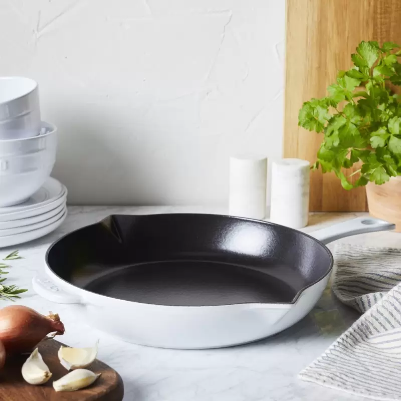 STAUB 1222602 Staub 10" Fry Pan - White