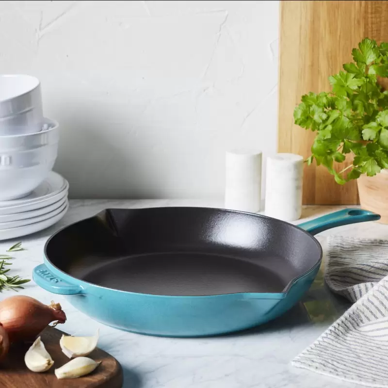 STAUB 12226105 Staub 10" Fry Pan - Turquoise