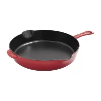 STAUB 12322806 Staub 11'' Traditional Deep Skillet - Cherry