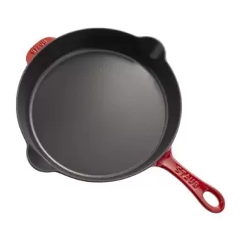STAUB 12322806 Staub 11'' Traditional Deep Skillet - Cherry