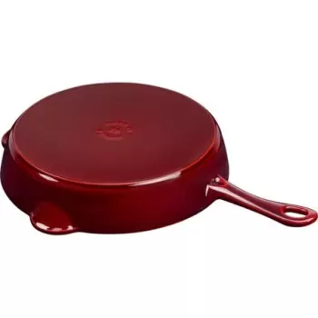 STAUB 12322887 Staub 11'' Traditional Deep Skillet - Grenadine