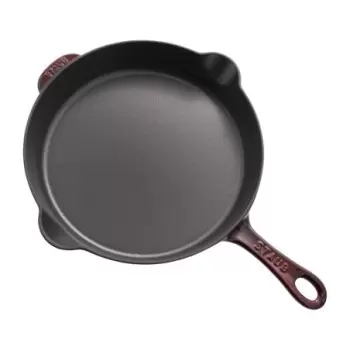 STAUB 12322887 Staub 11'' Traditional Deep Skillet - Grenadine