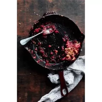STAUB 12322887 Staub 11'' Traditional Deep Skillet - Grenadine