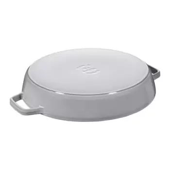 STAUB 1313418 Staub 13" Double Handle Fry Pan - Graphite Grey