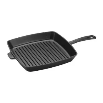 STAUB 12123023 Staub 12" Square Grill Pan - Black
