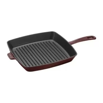 STAUB 12123087 Staub 12" Square Grill Pan - Grenadine