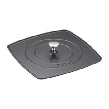 STAUB 1203123 Staub 10.3" Square Grill Press - Black