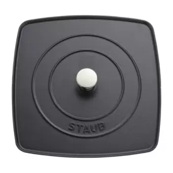 STAUB 1203123 Staub 10.3" Square Grill Press - Black