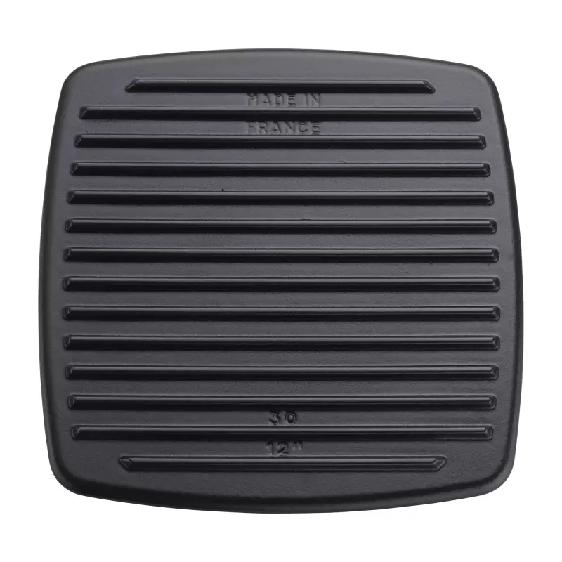 STAUB 1203123 Staub 10.3" Square Grill Press - Black