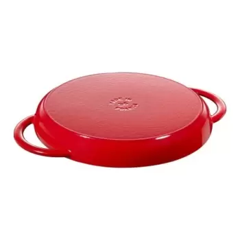 STAUB 1203006 Staub 10" Round Double Handle Pure Grill - Cherry