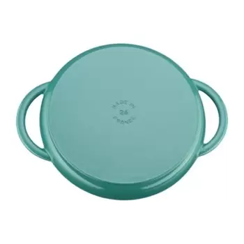 STAUB 12030105 Staub 10" Round Double Handle Pure Grill - Turquoise